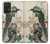 W2086 Peacock Painting Hard Case and Leather Flip Case For Samsung Galaxy A72, Galaxy A72 5G