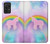 W3070 Rainbow Unicorn Pastel Sky Hard Case and Leather Flip Case For Samsung Galaxy A72, Galaxy A72 5G