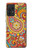 W3402 Floral Paisley Pattern Seamless Hard Case and Leather Flip Case For Samsung Galaxy A72, Galaxy A72 5G