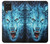 W0752 Blue Fire Grim Wolf Hard Case and Leather Flip Case For Samsung Galaxy F62