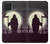 W3262 Grim Reaper Night Moon Cemetery Hard Case and Leather Flip Case For Samsung Galaxy F62