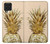 W3490 Gold Pineapple Hard Case and Leather Flip Case For Samsung Galaxy F62