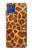 W0422 Giraffe Skin Hard Case and Leather Flip Case For Samsung Galaxy M62