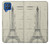 W3474 Eiffel Architectural Drawing Hard Case and Leather Flip Case For Samsung Galaxy M62