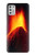 W0745 Volcano Lava Hard Case and Leather Flip Case For Motorola Moto G Stylus (2021)