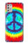 W1870 Tie Dye Peace Hard Case and Leather Flip Case For Motorola Moto G Stylus (2021)