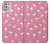 W2858 Pink Flamingo Pattern Hard Case and Leather Flip Case For Motorola Moto G Stylus (2021)