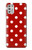 W2951 Red Polka Dots Hard Case and Leather Flip Case For Motorola Moto G Stylus (2021)