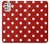 W2951 Red Polka Dots Hard Case and Leather Flip Case For Motorola Moto G Stylus (2021)