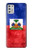 W3022 Haiti Flag Hard Case and Leather Flip Case For Motorola Moto G Stylus (2021)