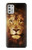 W3182 Lion Hard Case and Leather Flip Case For Motorola Moto G Stylus (2021)