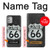 W3207 Route 66 Sign Hard Case and Leather Flip Case For Motorola Moto G Stylus (2021)