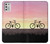 W3252 Bicycle Sunset Hard Case and Leather Flip Case For Motorola Moto G Stylus (2021)