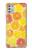 W3408 Lemon Hard Case and Leather Flip Case For Motorola Moto G Stylus (2021)