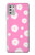 W3500 Pink Floral Pattern Hard Case and Leather Flip Case For Motorola Moto G Stylus (2021)