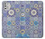 W3537 Moroccan Mosaic Pattern Hard Case and Leather Flip Case For Motorola Moto G Stylus (2021)