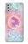 W3709 Pink Galaxy Hard Case and Leather Flip Case For Motorola Moto G Stylus (2021)