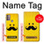 W1145 Yellow Mustache Sun Hard Case and Leather Flip Case For Motorola Moto G30, G20, G10