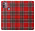 W2374 Tartan Red Pattern Hard Case and Leather Flip Case For Motorola Moto G30, G20, G10