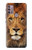 W2870 Lion King of Beasts Hard Case and Leather Flip Case For Motorola Moto G30, G20, G10