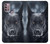 W3168 German Shepherd Black Dog Hard Case and Leather Flip Case For Motorola Moto G30, G20, G10