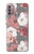 W3716 Rose Floral Pattern Hard Case and Leather Flip Case For Motorola Moto G30, G20, G10