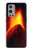 W0745 Volcano Lava Hard Case and Leather Flip Case For OnePlus 9 Pro