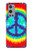 W1870 Tie Dye Peace Hard Case and Leather Flip Case For OnePlus 9 Pro