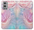 W3050 Vintage Pastel Flowers Hard Case and Leather Flip Case For OnePlus 9 Pro