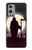 W3262 Grim Reaper Night Moon Cemetery Hard Case and Leather Flip Case For OnePlus 9 Pro