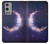 W3324 Crescent Moon Galaxy Hard Case and Leather Flip Case For OnePlus 9 Pro