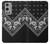 W3363 Bandana Black Pattern Hard Case and Leather Flip Case For OnePlus 9 Pro