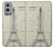 W3474 Eiffel Architectural Drawing Hard Case and Leather Flip Case For OnePlus 9 Pro