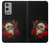 W3753 Dark Gothic Goth Skull Roses Hard Case and Leather Flip Case For OnePlus 9 Pro