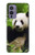 W1073 Panda Enjoy Eating Hard Case and Leather Flip Case For OnePlus 9