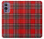 W2374 Tartan Red Pattern Hard Case and Leather Flip Case For OnePlus 9