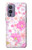 W3036 Pink Sweet Flower Flora Hard Case and Leather Flip Case For OnePlus 9