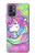 W3264 Pastel Unicorn Hard Case and Leather Flip Case For OnePlus 9R