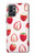 W3481 Strawberry Hard Case and Leather Flip Case For OnePlus 9R