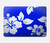 W2244 Hawaiian Hibiscus Blue Pattern Hard Case Cover For MacBook Air 13″ - A1932, A2179, A2337