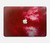 W2480 Tie Dye Red Hard Case Cover For MacBook Air 13″ - A1932, A2179, A2337