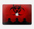 W2917 Biohazards Virus Red Alert Hard Case Cover For MacBook Air 13″ - A1932, A2179, A2337