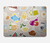 W2321 Food and Drink Seamless Hard Case Cover For MacBook Pro Retina 13″ - A1425, A1502