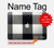 W2842 Black and White Buffalo Check Pattern Hard Case Cover For MacBook Pro Retina 13″ - A1425, A1502