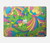 W3273 Flower Line Art Pattern Hard Case Cover For MacBook Pro Retina 13″ - A1425, A1502