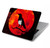 W3328 Crow Red Moon Hard Case Cover For MacBook Pro 13″ - A1706, A1708, A1989, A2159, A2289, A2251, A2338