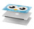 W3029 Cute Blue Owl Hard Case Cover For MacBook Pro 15″ - A1707, A1990