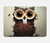 W0360 Coffee Owl Hard Case Cover For MacBook Pro 16″ - A2141