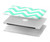 W1723 Mint Chevron Zigzag Hard Case Cover For MacBook Pro 16″ - A2141