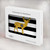 W2794 Black and White Striped Deer Gold Sparkles Hard Case Cover For MacBook Pro 16″ - A2141